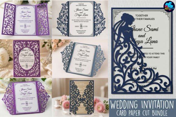 Download Wedding Invitation SVG Bundle - Svg Collection