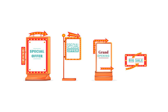 Download Shopping Sale Vintage Vector Ads Board - Sale Collection
