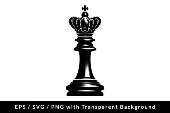 Download King Chess Piece Silhouette SVG EPS PNG - Svg Collection