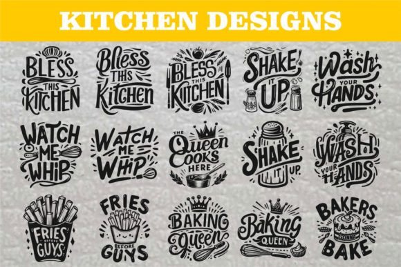 Download Crafty Kitchen Decor: SVG Bundle - Svg Collection