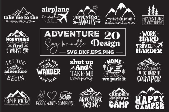Download Adventure SVG Design Bundle, Camping - Svg Collection
