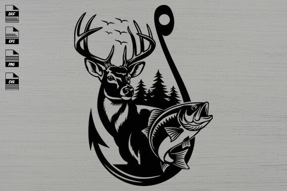 Download Deer Hunting Svg,Deer Head,Fishing Svg - Svg Collection
