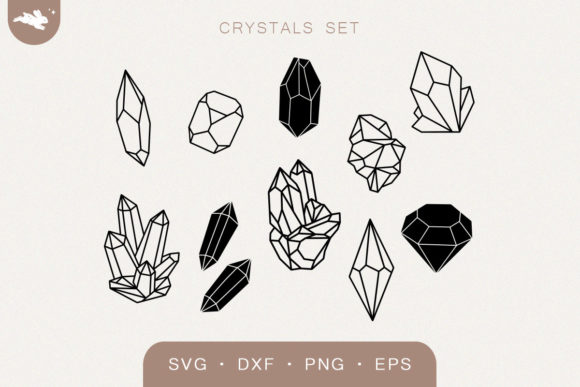 Download Crystals Set SVG - Svg Collection