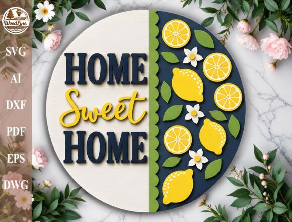 Download Home Sweet Home Door Hanger SVG - Svg Collection