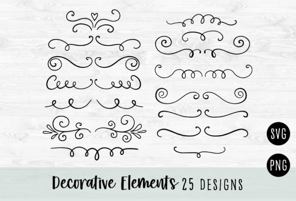 Download Decorative Elements and Swirls Svg - Svg Collection